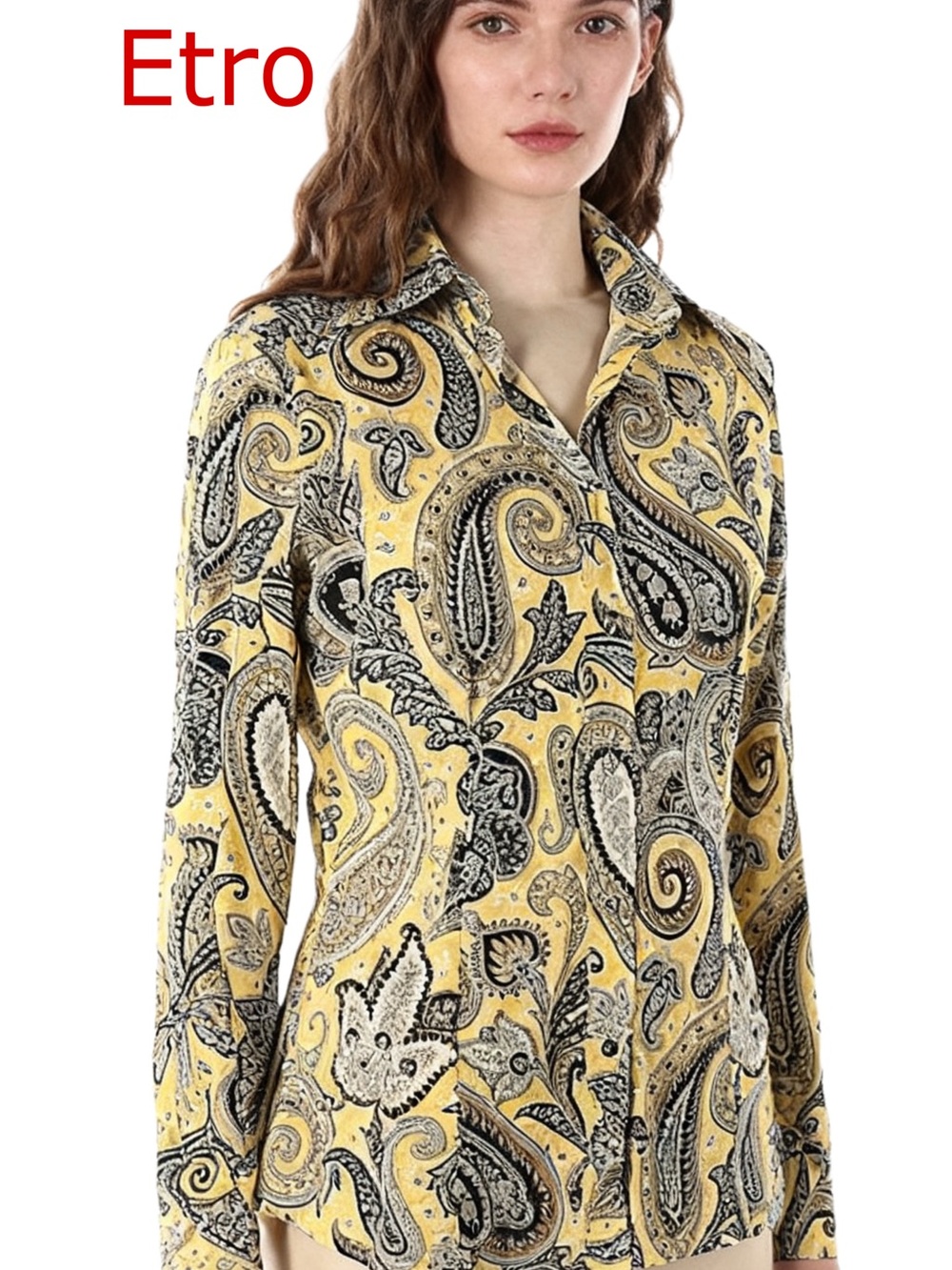 ETRO 
Size 44 (IT) Long Sleeve Button-Down Shirt